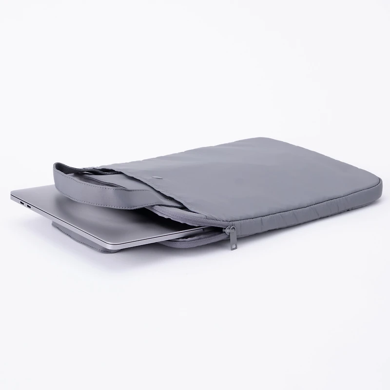 Parachute Cloth Tall Laptop Bag - Grey