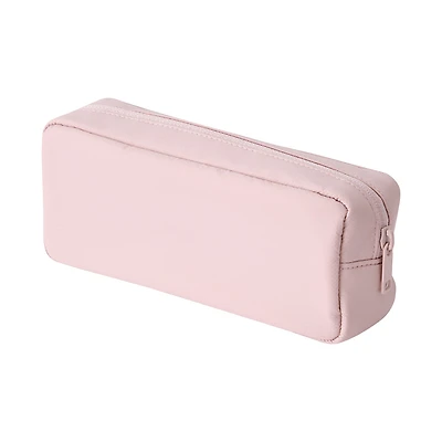 Parachute Cloth Large Pen Case - Pink Beige