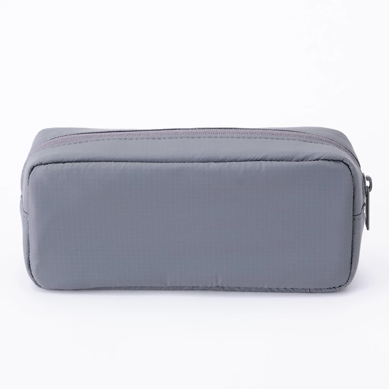 Parachute Cloth Large Pen Case - Grey