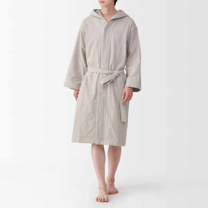 Cotton Gauze Bathrobe
