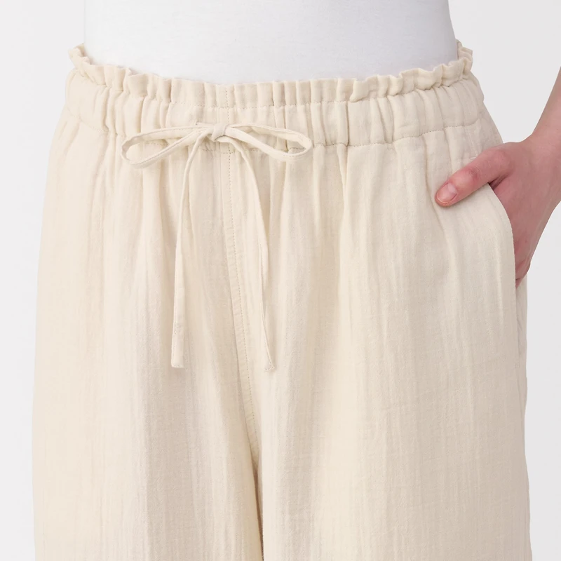 Crepe Gauze Long Pants