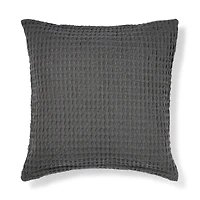 Washed Cotton Waffle Cushion Cover (55 x 59 cm)