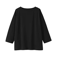 Jersey Boat Neck 3/4 Sleeve T-Shirt