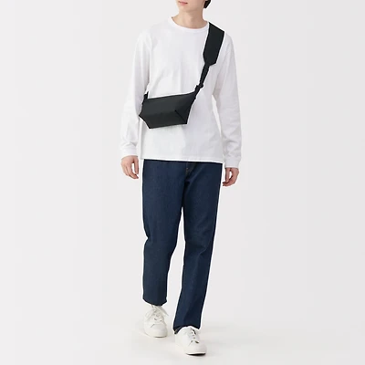 Recycled Wide Strap Mini Shoulder Bag