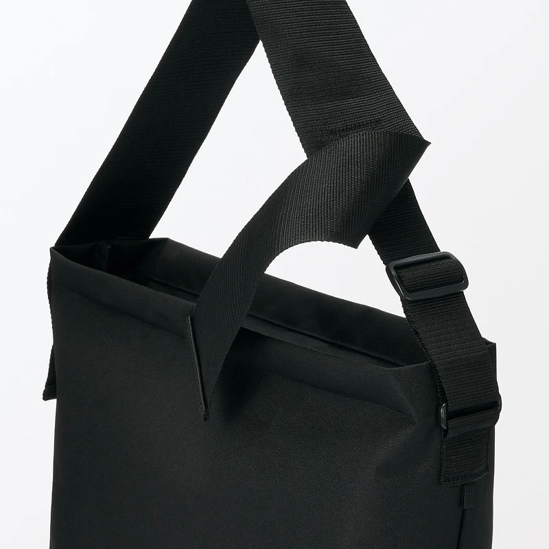 Recycled Wide Strap Shoulder Bag