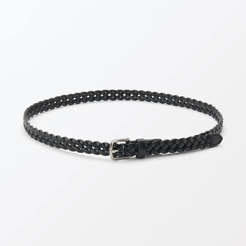 Tanned Leather Skinny Belt