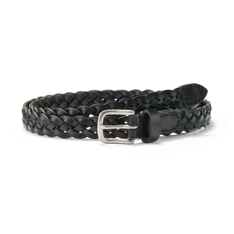 Tanned Leather Skinny Belt