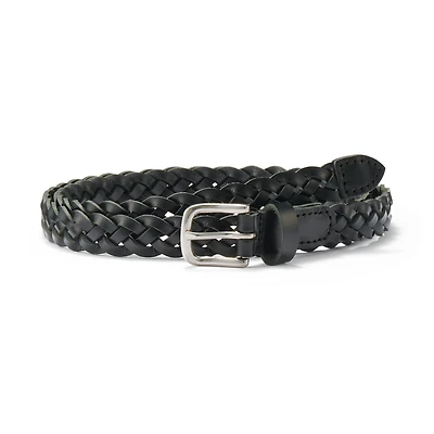 Tanned Leather Skinny Belt