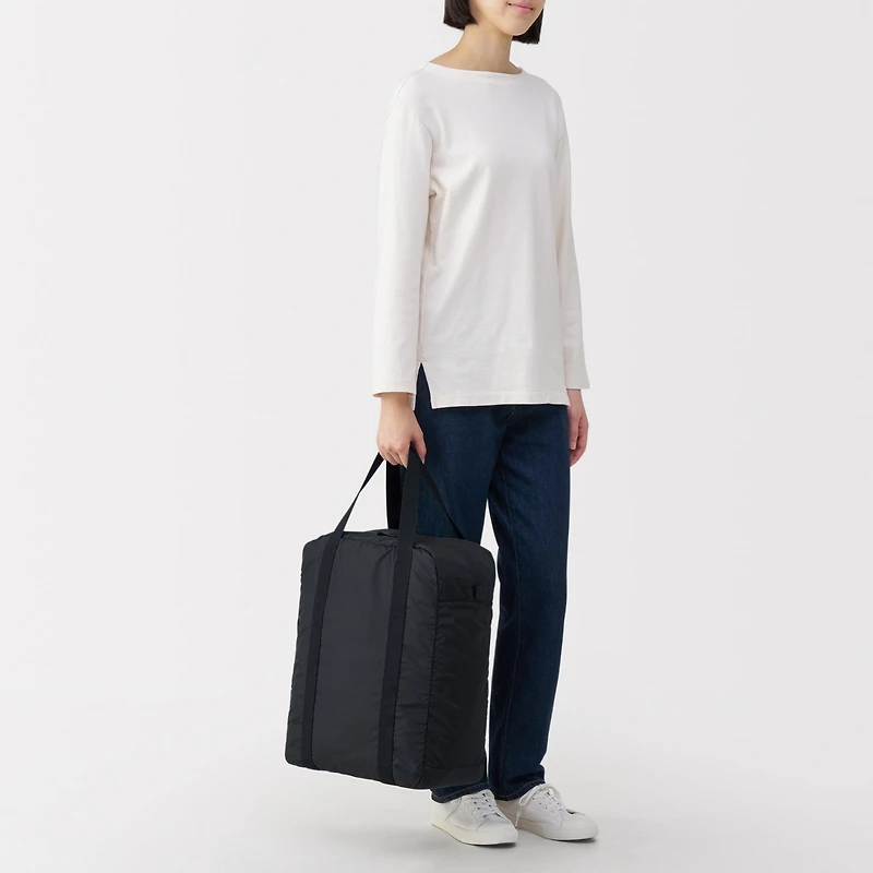 Pocketable Water Repellent Tall Boston Bag