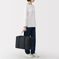 Pocketable Water Repellent Wide Boston Bag