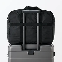 Pocketable Water Repellent Wide Boston Bag