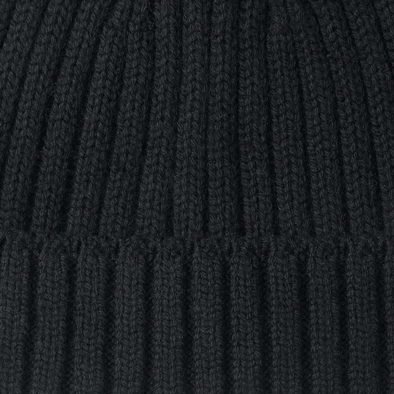 Merino Wool Ribbed Beanie