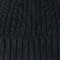 Merino Wool Ribbed Beanie
