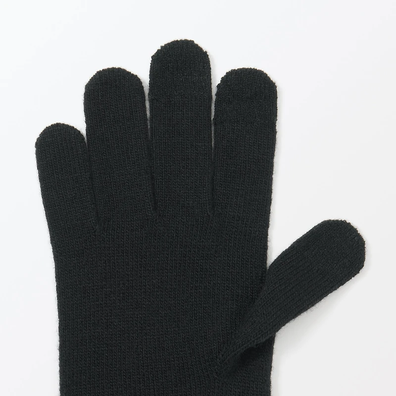 Merino Wool Blend Touchscreen Gloves