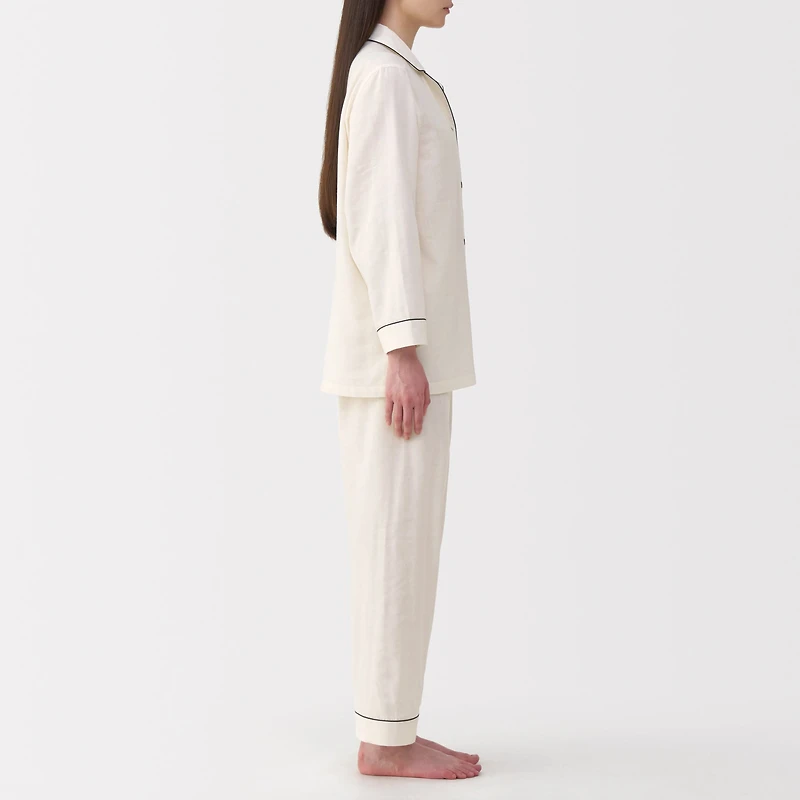 Side Seamless Double Gauze Pajamas
