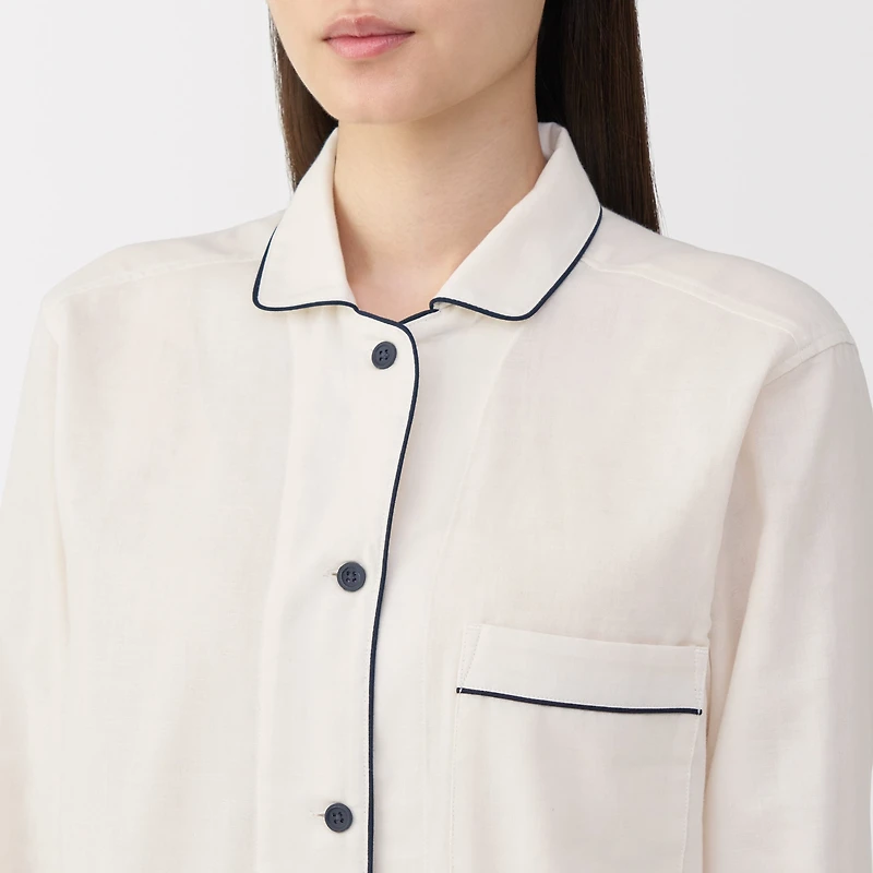 Side Seamless Double Gauze Pajamas