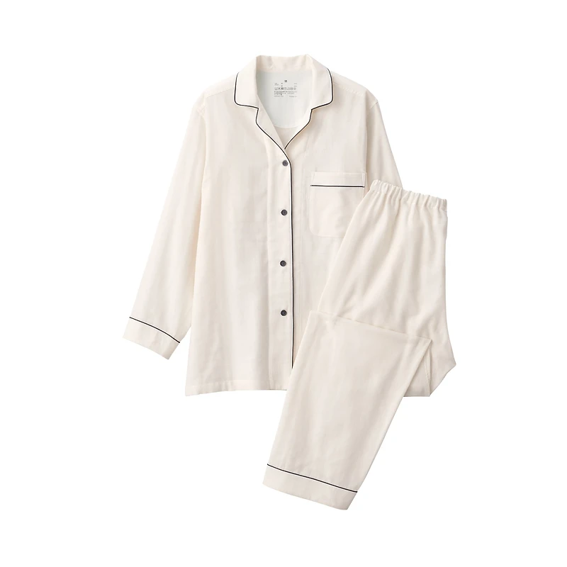 Side Seamless Double Gauze Pajamas