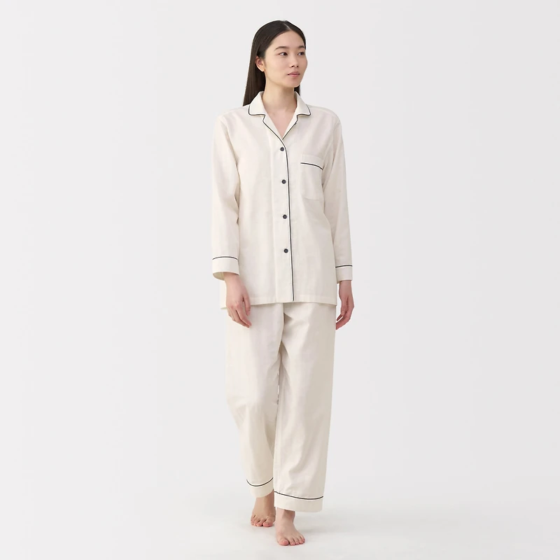 Side Seamless Double Gauze Pajamas