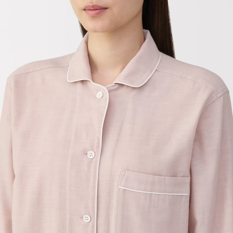 Side Seamless Double Gauze Pajamas