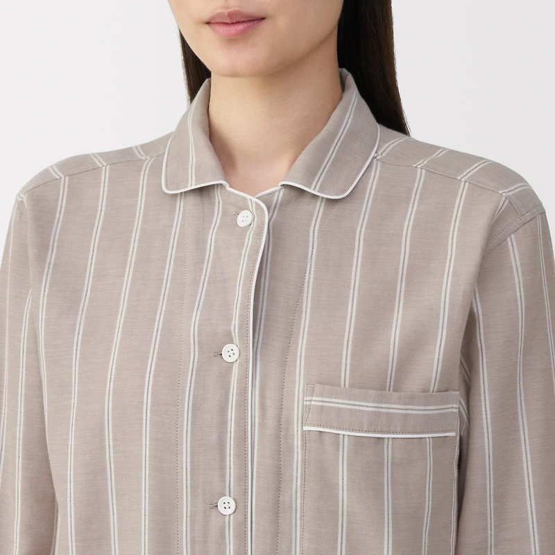 Side Seamless Double Gauze Pajamas