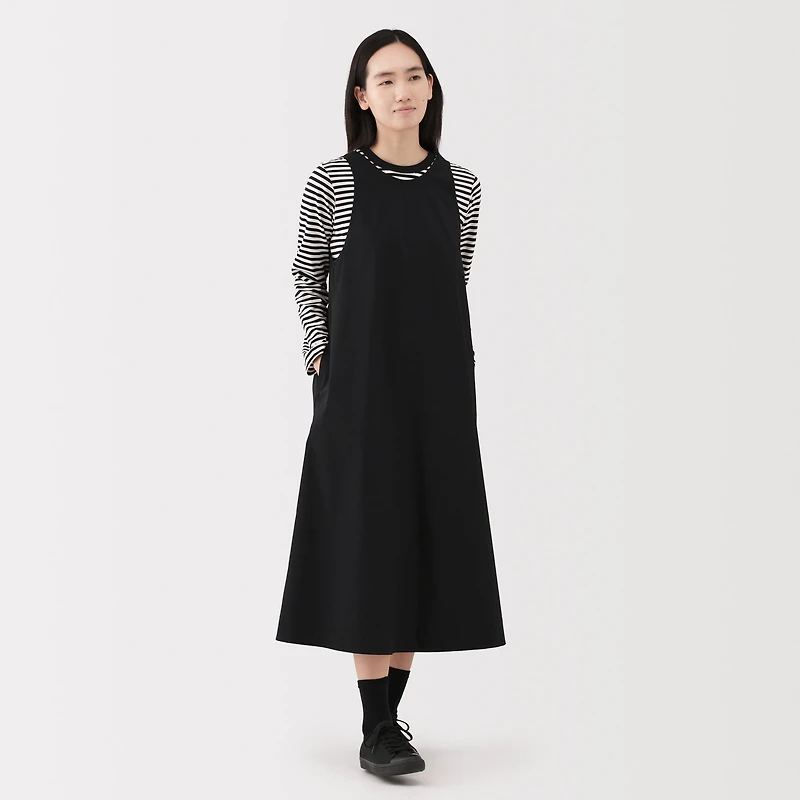 Broadcloth Quick-Dry Sleeveless Dress