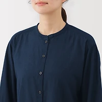 Cotton Voile Indigo Dress