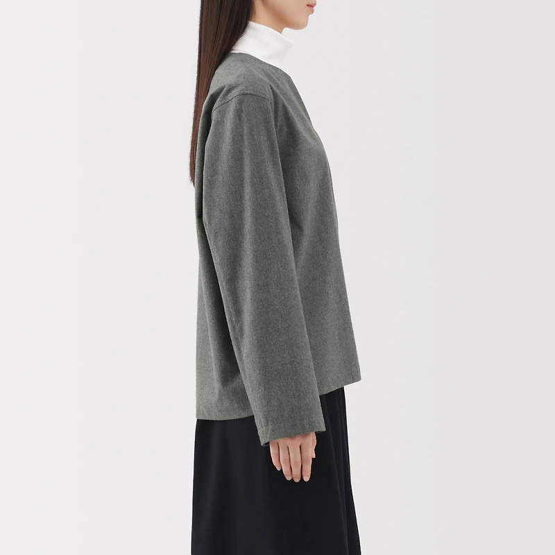 Brushed Pullover Blouse