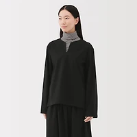 Brushed Pullover Blouse