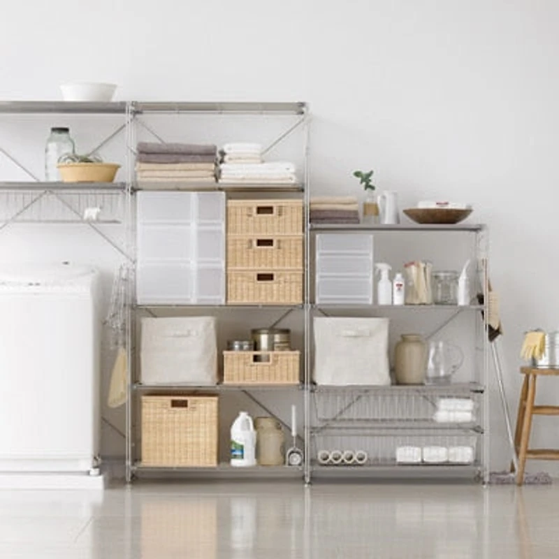 SUS Shelving Unit - Stainless Steel - Wide - Medium