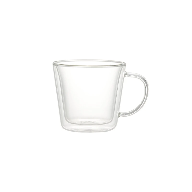 Heat Resistant Glass Double Layered Mug 260 ml