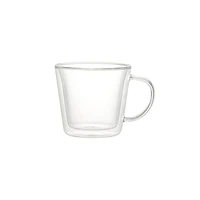 Heat Resistant Glass Double Layered Mug 260 ml