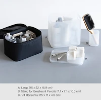 Polypropylene Makeup Stand for Brushes and Pencils