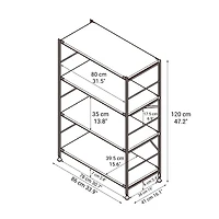 SUS Shelving Unit - Oak - Wide - Medium
