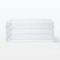 Acrylic Case 3 Rows Large
