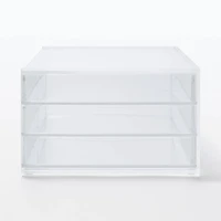 Acrylic Case 3 Rows Large