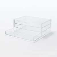 Acrylic Case 3 Rows Large