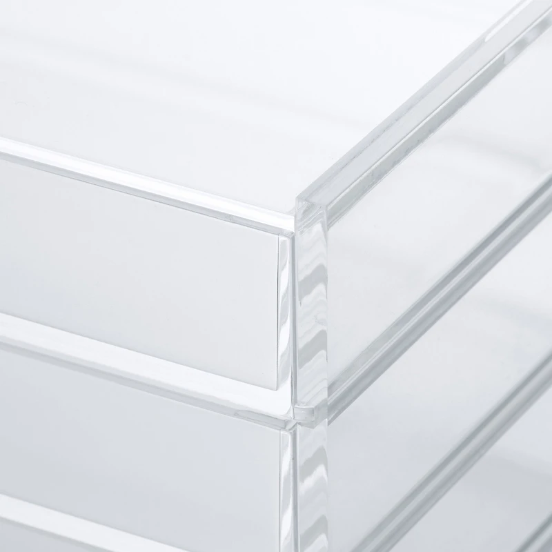 Acrylic Case 3 Rows Large