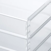 Acrylic Case 3 Rows Large