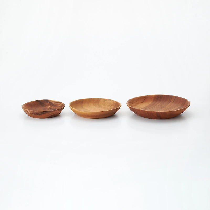 Acacia Deep Plate - 16cm dia.