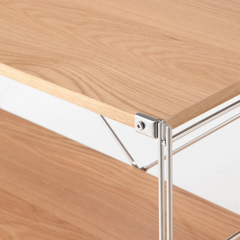 SUS Shelving Unit - Oak - Wide - Medium