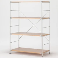 SUS Shelving Unit - Oak - Wide - Medium