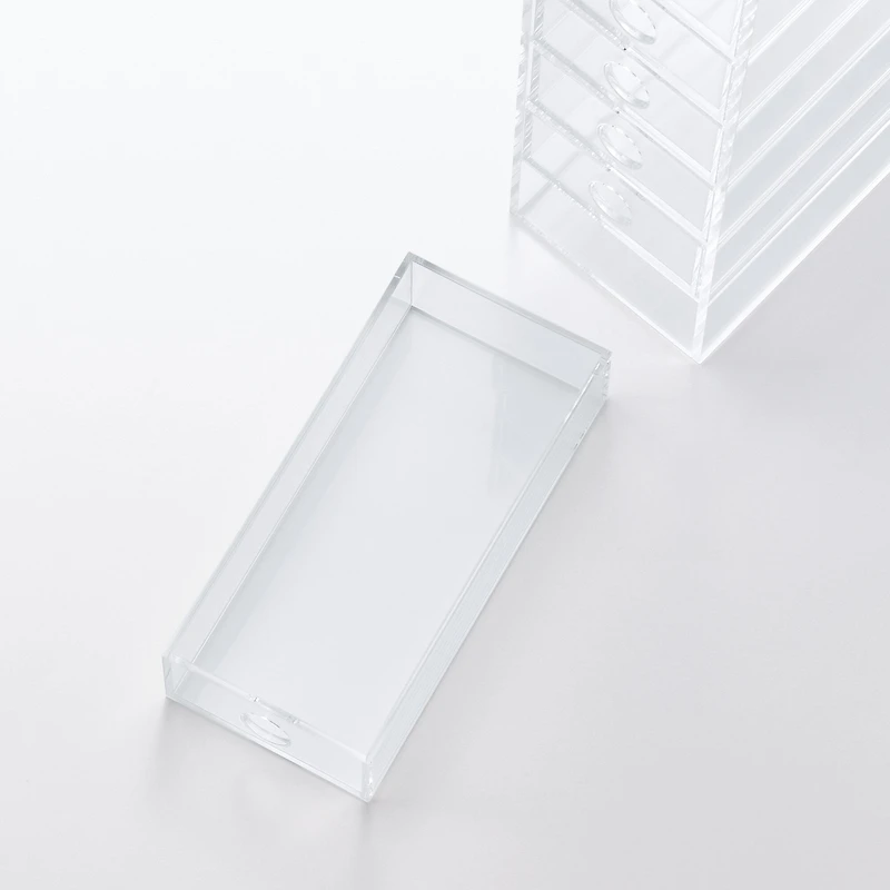 Acrylic 6 Drawer Unit - Vertical