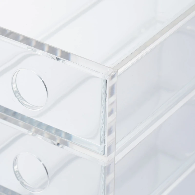 Acrylic 6 Drawer Unit - Vertical