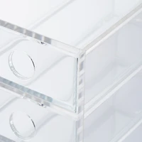 Acrylic 6 Drawer Unit - Vertical