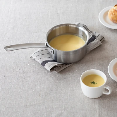Stainless Aluminium 3-Layer Steel Milk Pan