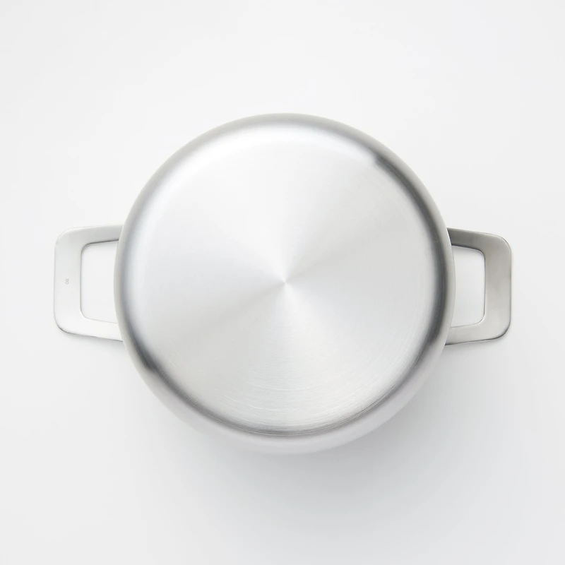 Stainless Aluminium 3-Layer Steel Saucepot 6L