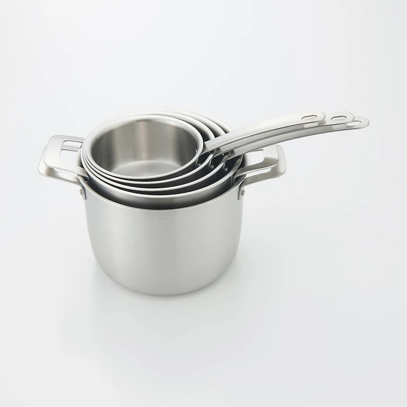 Stainless Aluminium 3-Layer Steel Saucepot 6L
