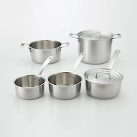 Stainless Aluminium 3-Layer Steel Saucepot 6L