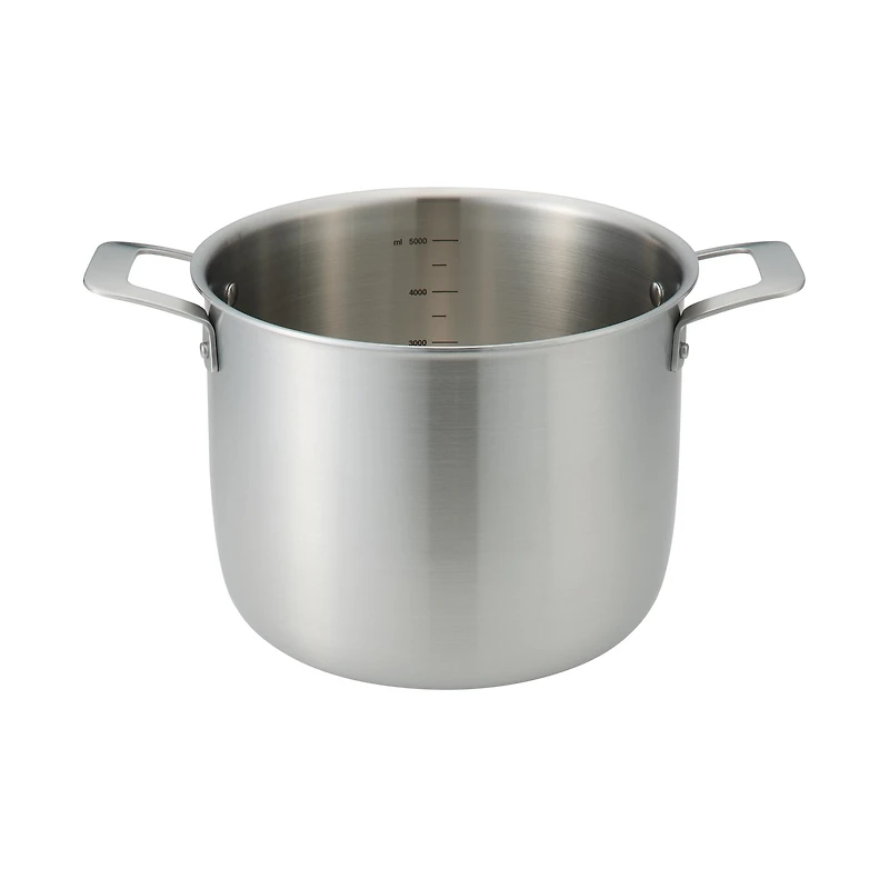 Stainless Aluminium 3-Layer Steel Saucepot 6L