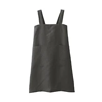 Linen Plain Weave Shoulder Strap Apron